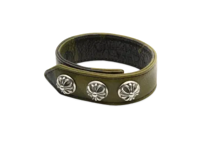 Chrome Hearts 3 Button 2 Snap Bracelet Cross "Camouflage"