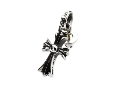 Chrome Hearts CH Cross Baby Fat Earrings "Silver"