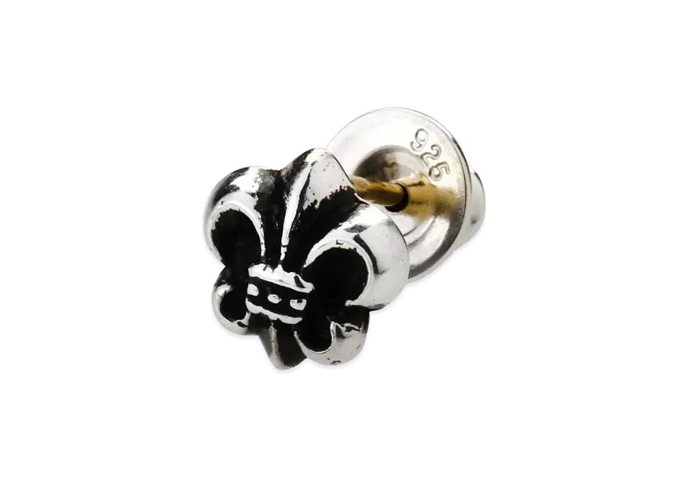 Chrome Hearts BS Flare Stud Earrings "Silver"