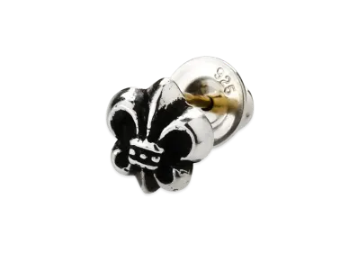 Chrome Hearts BS Flare Stud Earrings "Silver"