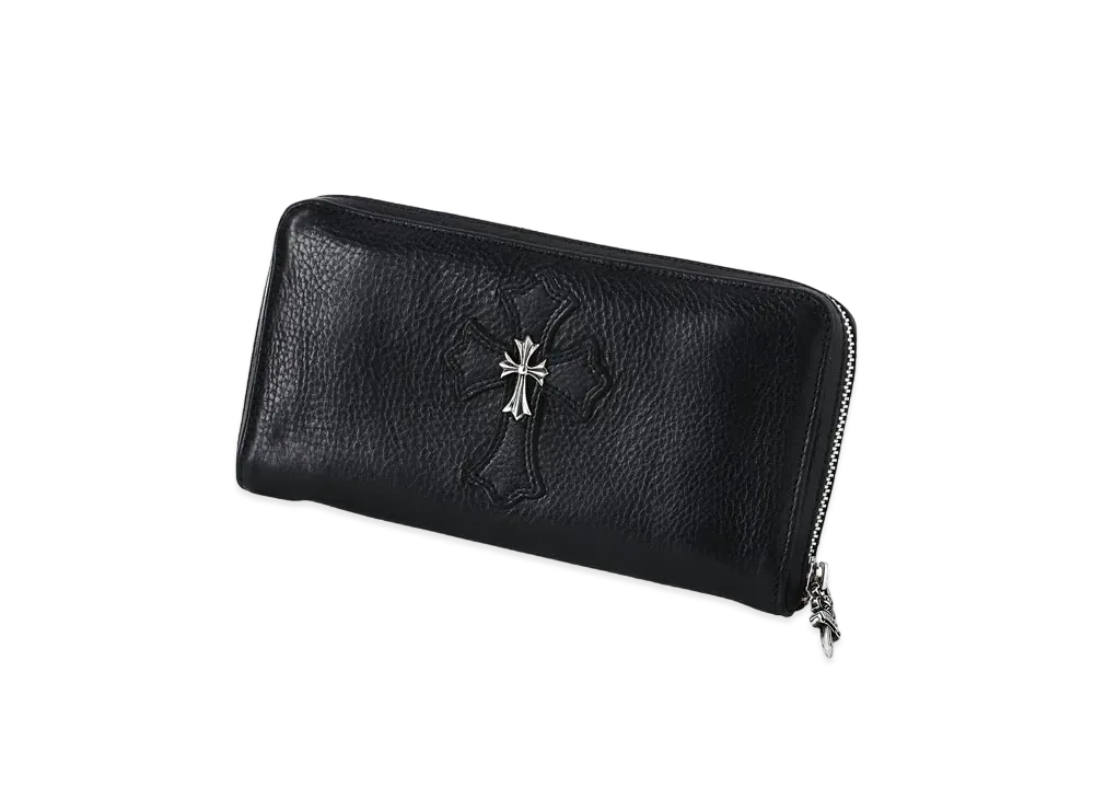 Chrome Hearts REC F Zip Wallet # 2 CH Cross "Black"