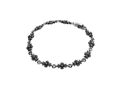 Chrome Hearts Tiny E Ch Plus Bracelet 12Link "Silver"