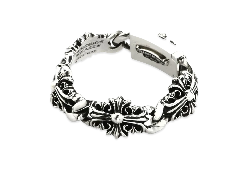 Chrome Hearts keeper link bracelet "Silver"