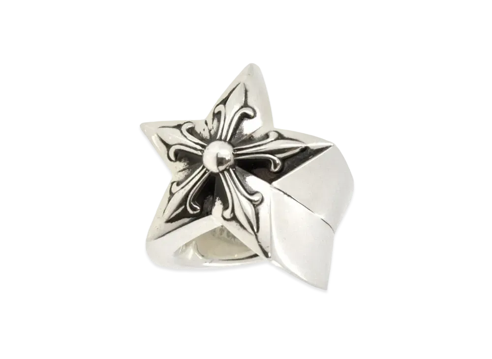 Chrome Hearts Large Star Ring "Silver"