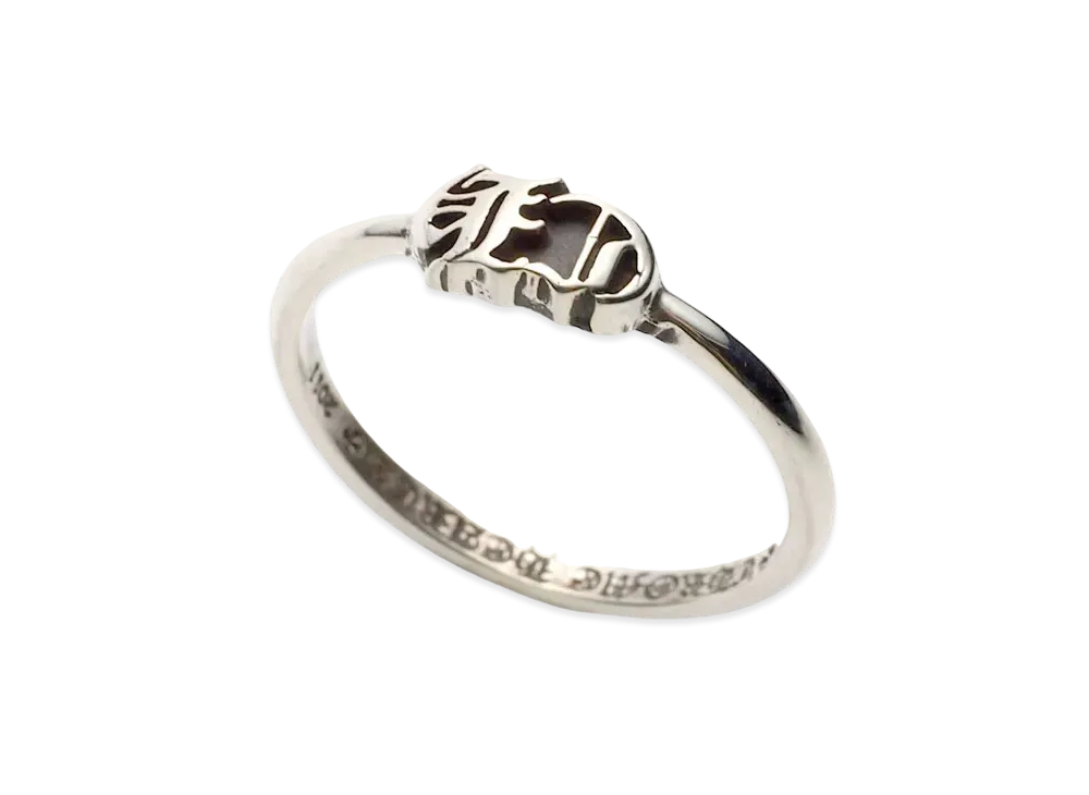 Chrome Hearts Bubble Gum Ring CH "Silver"