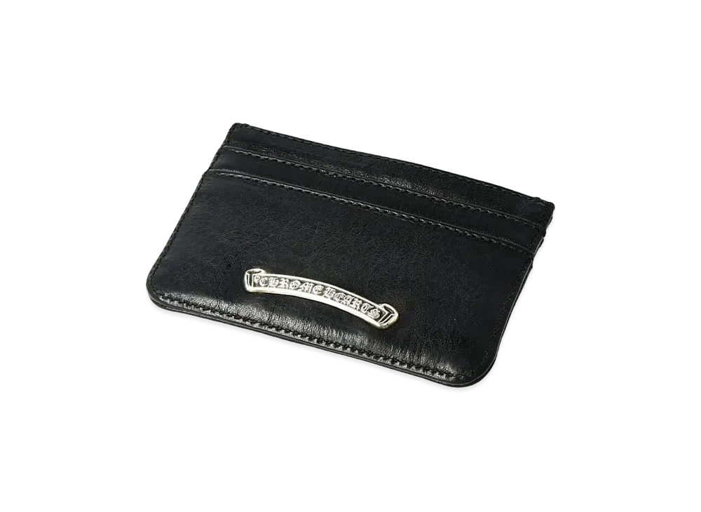 クロムハーツ ダブルサイドカードケース #2 w/スクロールラベル "ブラック"