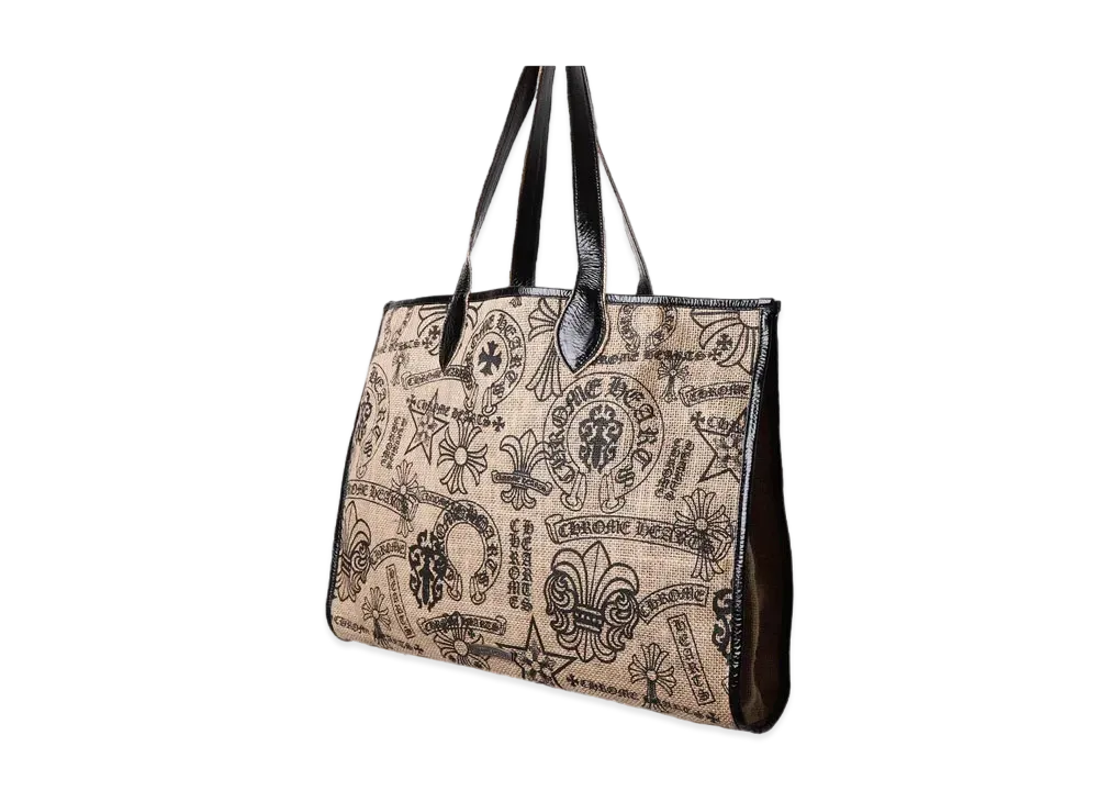 Chrome Hearts Multi Tote Beach Bag "Beige/Black"