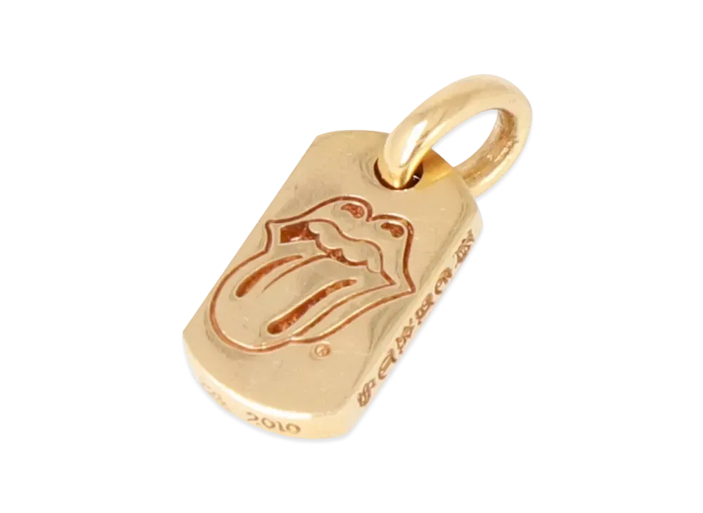 Chrome Hearts 22K Thai Lips & Tandog Tags (Pendant Tops Only) "Gold"