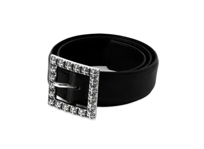 Chrome Hearts Belt W / Pyramid Plus Buckle 32 Inch (Width: 1.5 inch) "Black"