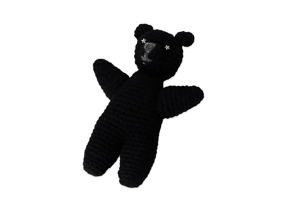 Chrome Hearts Teddy Bear Small Clush Stuffed Toy "Black"