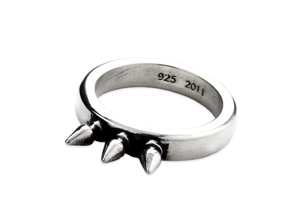 Chrome Hearts Baby Bell Ring W / 3 Spike "Silver"
