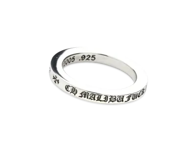 Chrome Hearts Spacer Ring 3mm CH Maribu Fuck You "Silver"