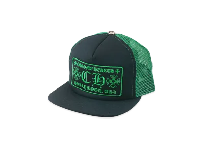 Chrome Hearts Trucker Cap CH "Black/Green"