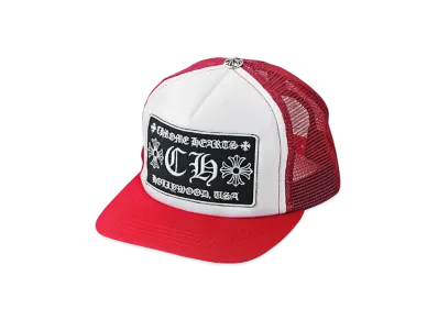 Chrome Hearts Trucker Cap CH "Red/White"
