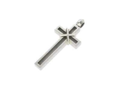 Chrome Hearts Small Maple Thorpe Cross Pendant Top "Silver"