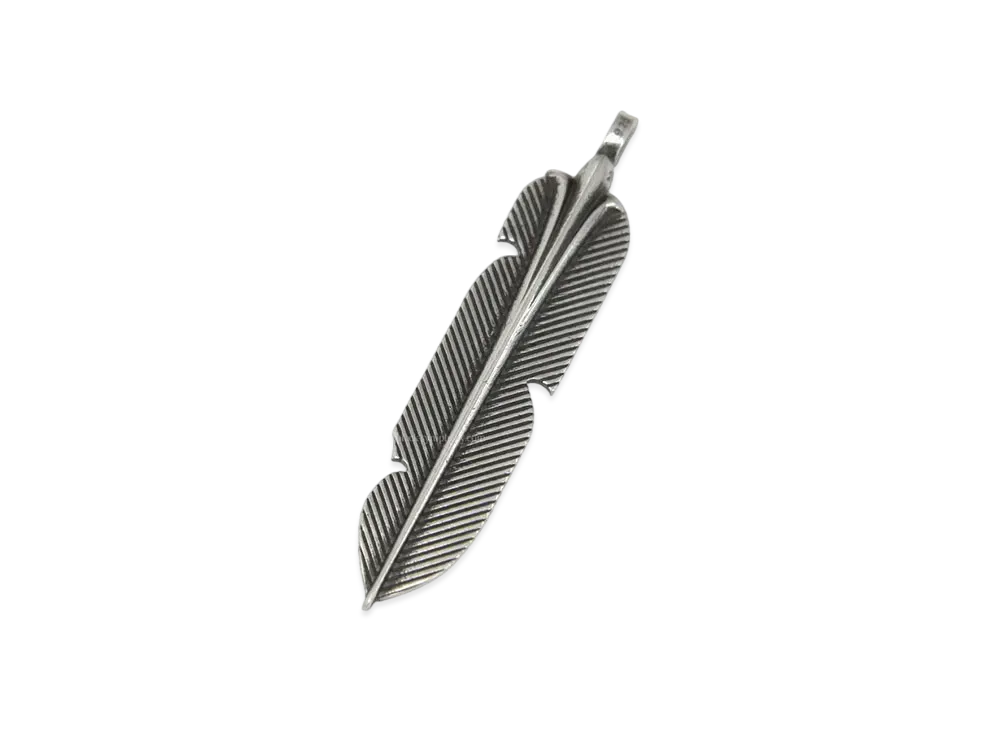 クロムハーツ フェザーネックレス トップ "シルバー"