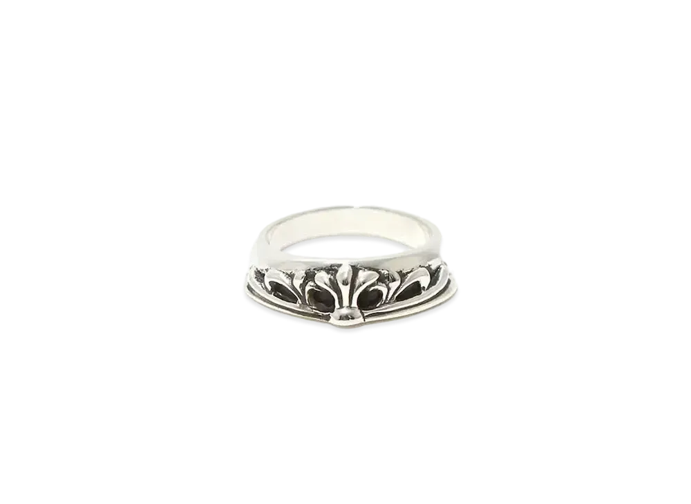 Chrome Hearts Half Classic Keeper Ring "Silver"