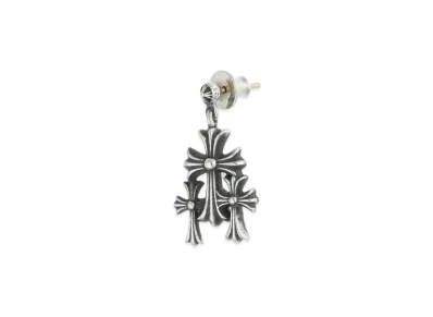 Chrome Hearts 3 CH Cross Pierce "Silver"