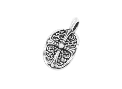 Chrome Hearts Classic Oval Pendant Top "Silver"