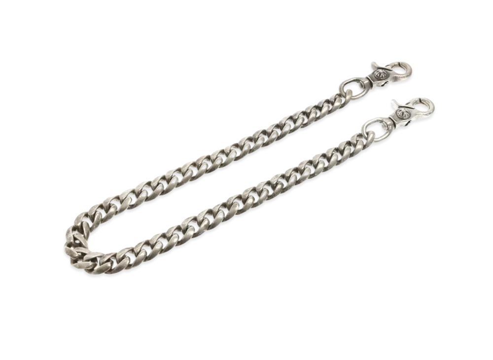 Chrome Hearts Classic Wallet Chain Extra Long 2 Clip SV925 "Silver"