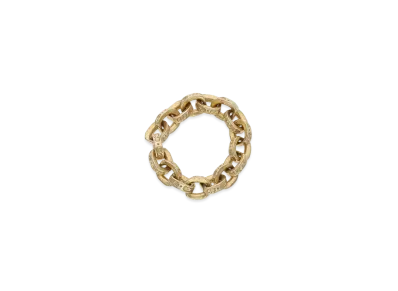 Chrome Hearts 22K Paper Chain Ring "Yellow Gold"