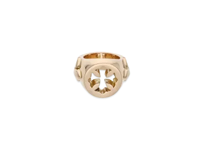 Chrome Hearts 22K Open Plus Ring "Yellow Gold"