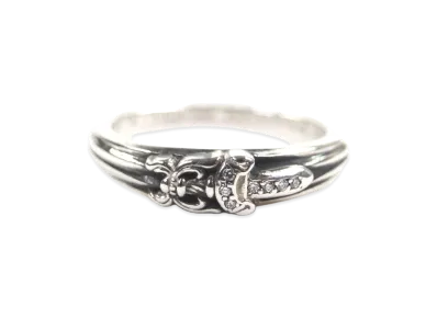 Chrome Hearts Baby Classic Dagger Pave Diamond Ring "Silver"