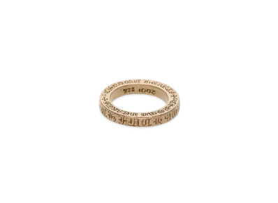 Chrome Hearts 22K 3mm Spacer Fuck You Ring "Yellow Gold"