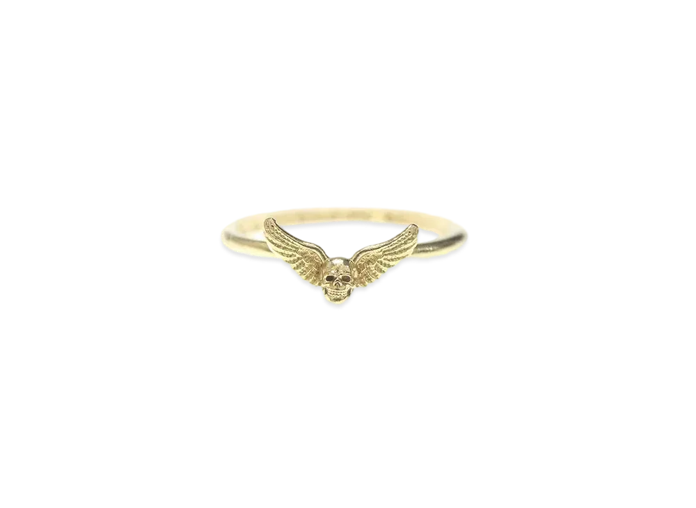 Chrome Hearts 22K 22K Bubble Gum Foti Mahalia Ring "Yellow Gold"