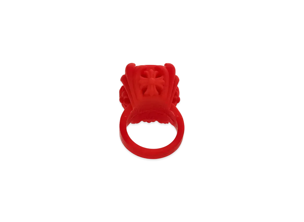 Chrome Hearts Cocktail Rubber Ring "Red"