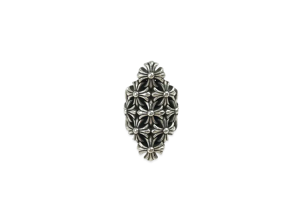 クロムハーツ ラージ チェーンメイル リング "シルバー"