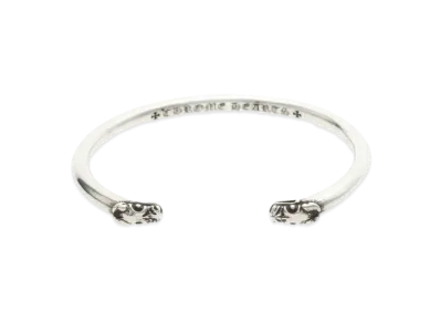 Chrome Hearts Double Dog Bangle "Silver"