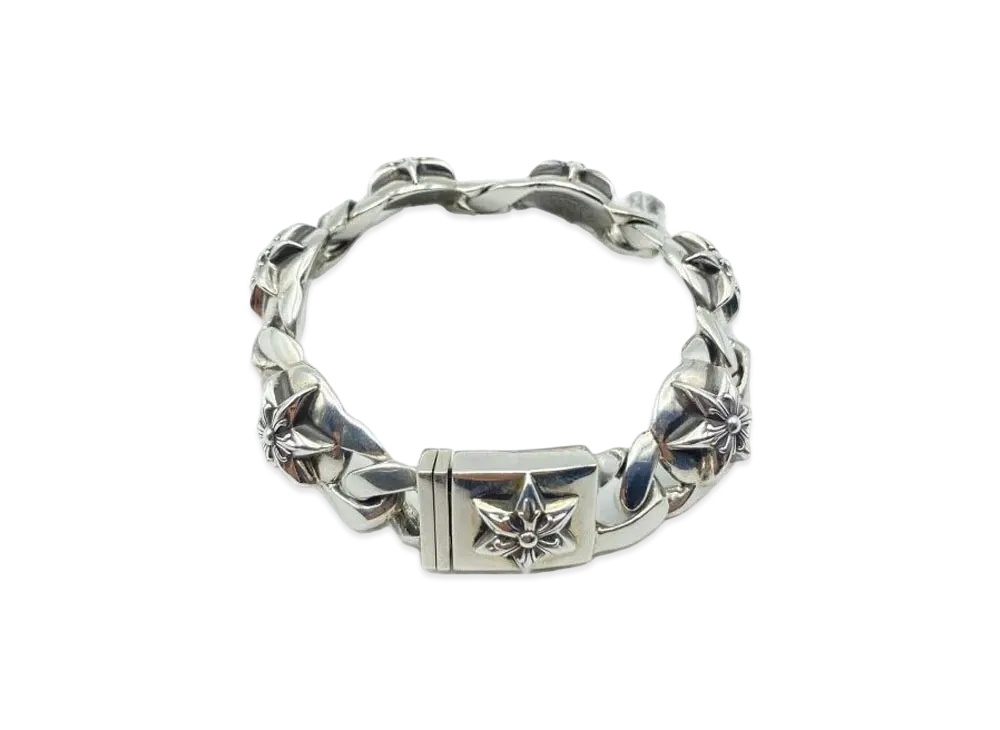 Chrome Hearts Star Link Bracelet "Silver"