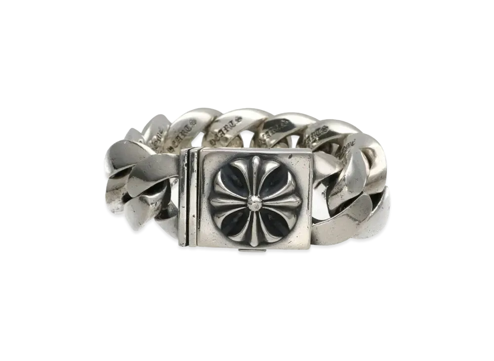 Chrome Hearts CH Plus XL Box ID Bracelet "Silver"