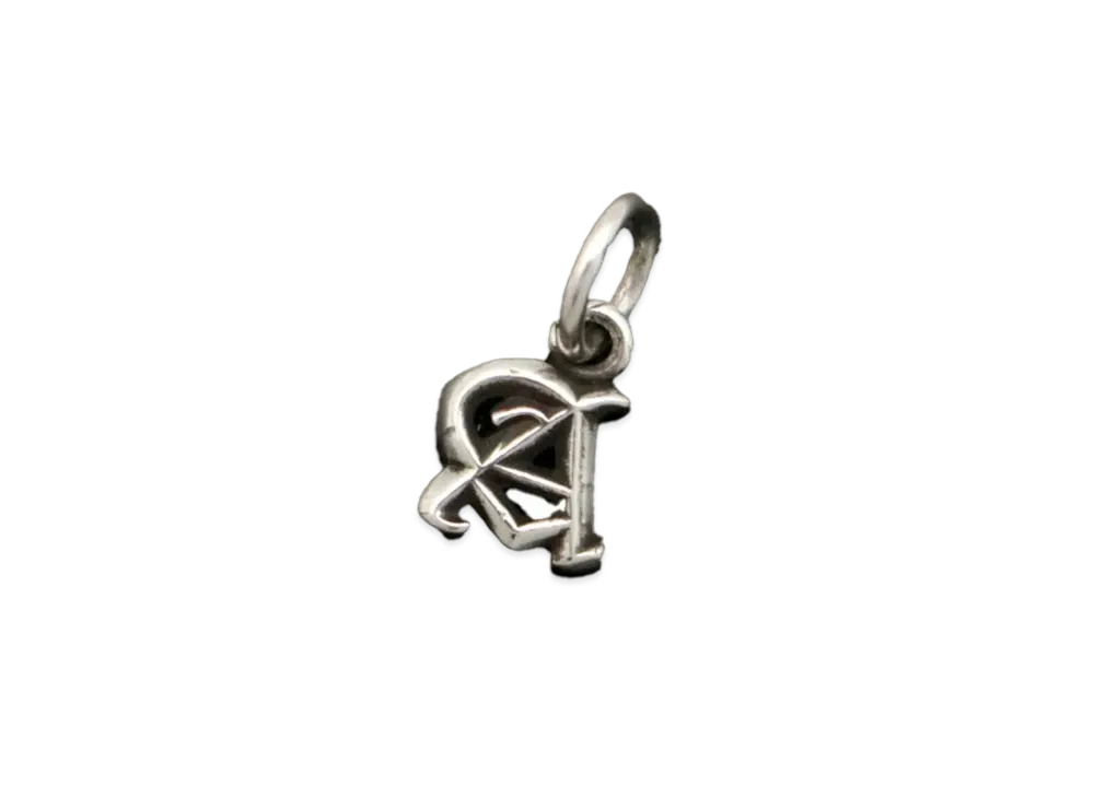 Chrome Hearts Alphabet Stack Charm A Initial Charm "Silver"