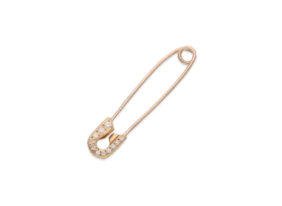 Chrome Hearts 22K SAFETY PIN S P DMND PAVE "Yellow Gold"