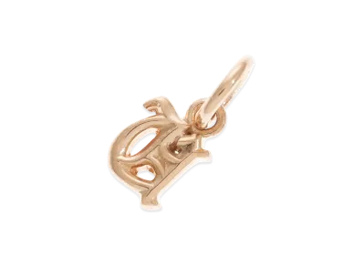 Chrome Hearts 22K Alphabet Stack Charm U Initial Charm "Yellow Gold"
