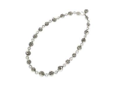 Chrome Hearts #2 Multi Ball Chain Necklace "Silver"