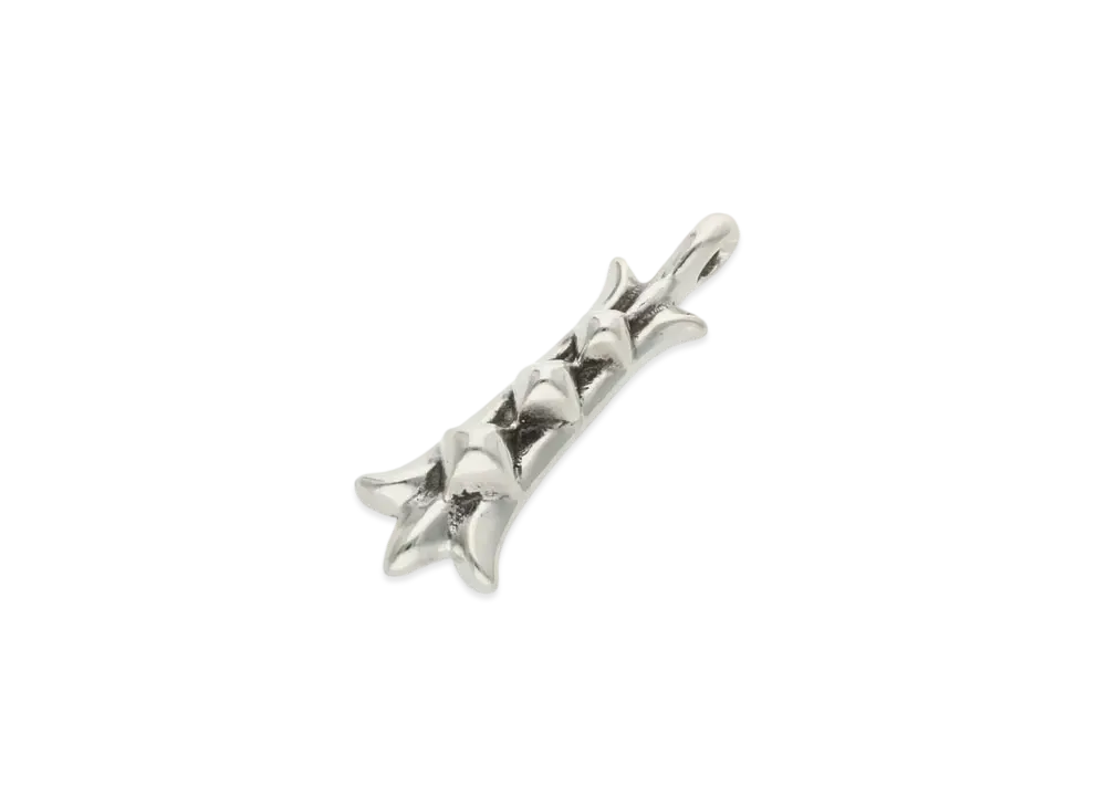 Chrome Hearts Waxed Punk Pendant Necklace Top "Silver"