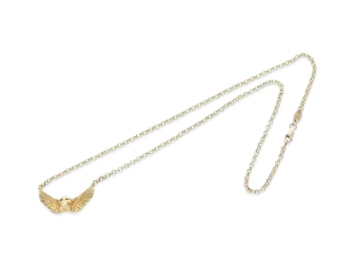 Chrome Hearts 22K Foti Mahalia Pendant Necklace "Yellow Gold"