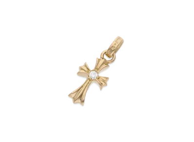 Chrome Hearts 22K Baby Fat Diamond Charm "Yellow Gold"