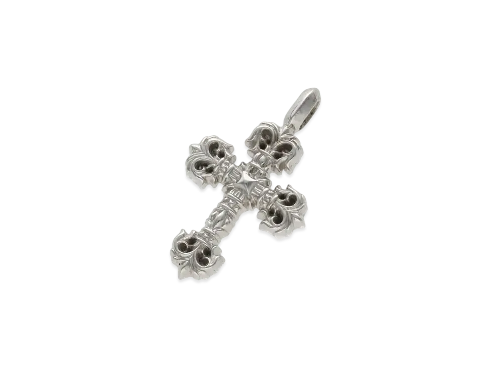 Chrome Hearts 18K Tiny Filigrey Charm "White Gold"