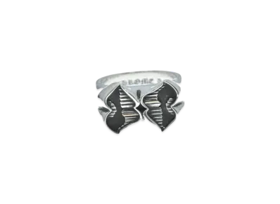 Chrome Hearts Matty Boy Double Chomper Ring "Silver"