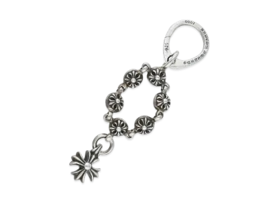 Chrome Hearts Cross Ball CH Plus Key Chain "Silver"