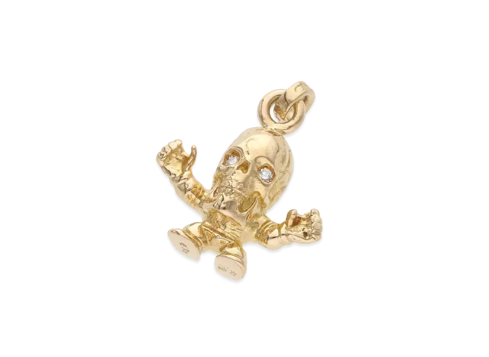 Chrome Hearts 22K Foti Harristeeter Diamond Charm "Yellow Gold"