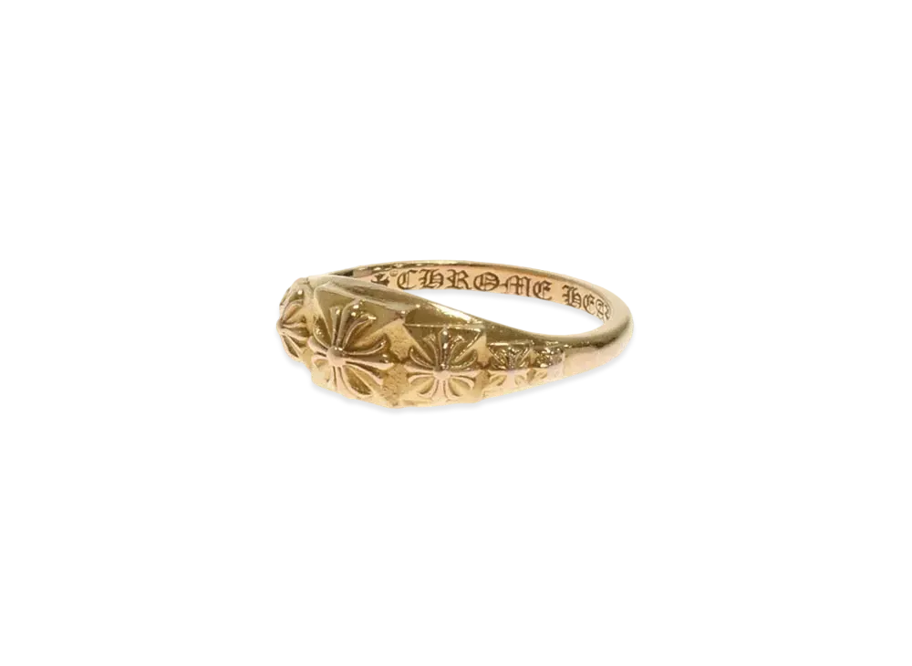 Chrome Hearts 22K Tiny Pyramid Ring "Yellow Gold"