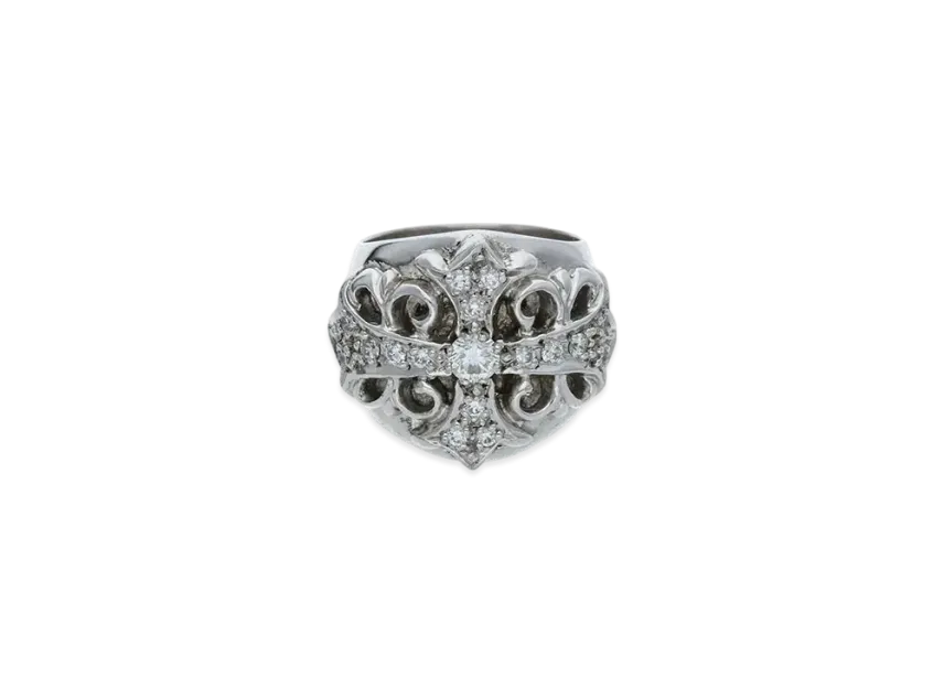 クロムハーツ 18K キーパー パヴェダイヤモンドリング クロムハーツ 18K キーパー パヴェダイヤモンドリング