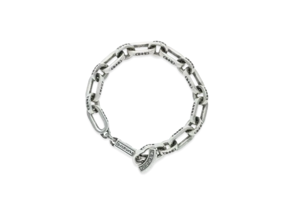 Chrome Hearts Paper E Chain Bracelet "Silver"