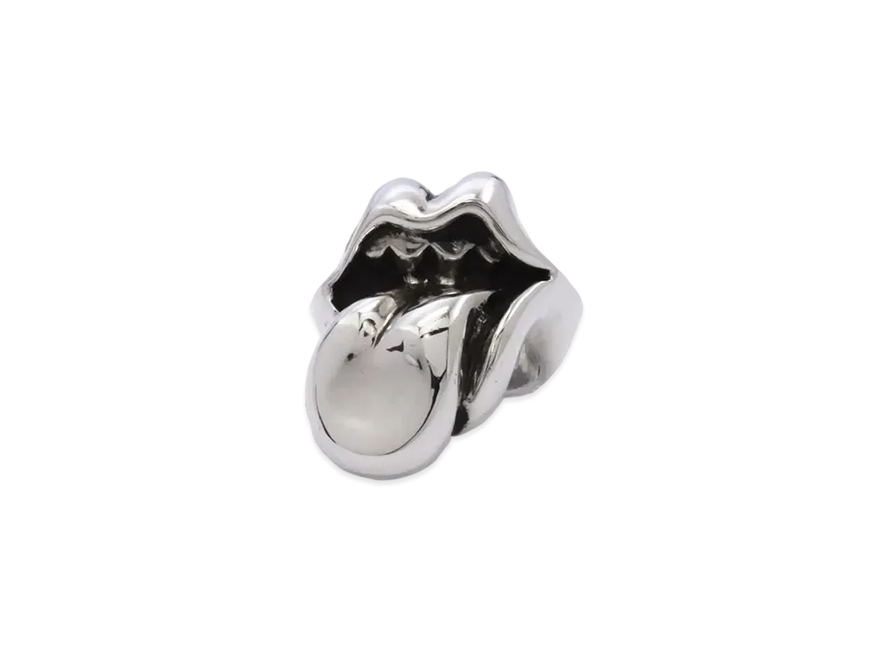 Chrome Hearts Large Lip & Tongue Ring "Silver"