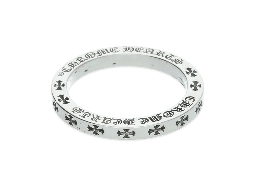Chrome Hearts Spacer Ring FUCK YOU 3mm Las Vegas Exclusive "Silver"